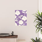 Roses Pattern - Purple  Poster Gallery Image 2
