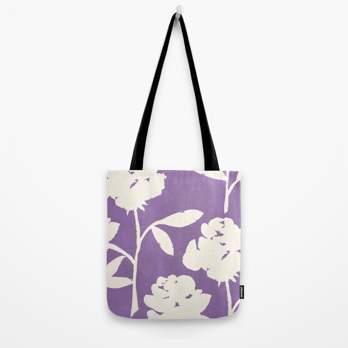 Roses Pattern - Purple  Tote Bag Gallery Image 2