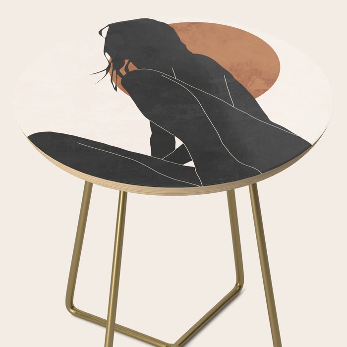 Abstract Art / Female Figure Side Table Gallery Image 2