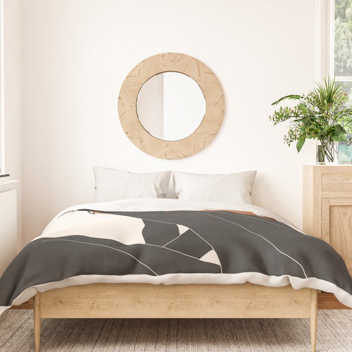 Abstract Art / Female Figure Duvet Cover Gallery Image 3