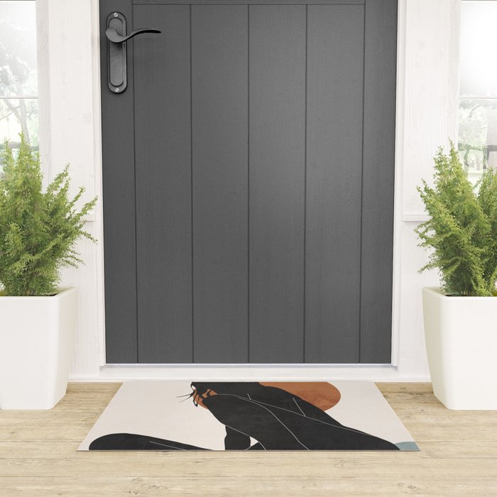 Abstract Art / Female Figure Welcome Mat Gallery Image 3