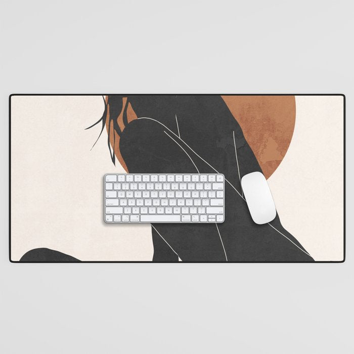 Abstract Art / Female Figure Desk Mat Gallery Image 1