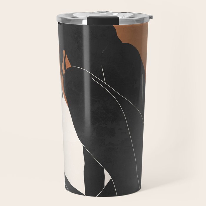 Abstract Art / Female Figure Travel Mug Gallery Image 1