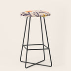 Cosmos and Sunshine Floral Design Stool Gallery Image 1