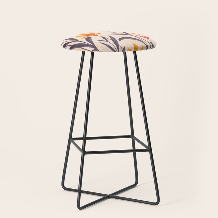 Cosmos and Sunshine Floral Design Stool Gallery Image 1