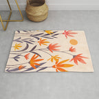 Cosmos and Sunshine Floral Design Rug Gallery Image 1