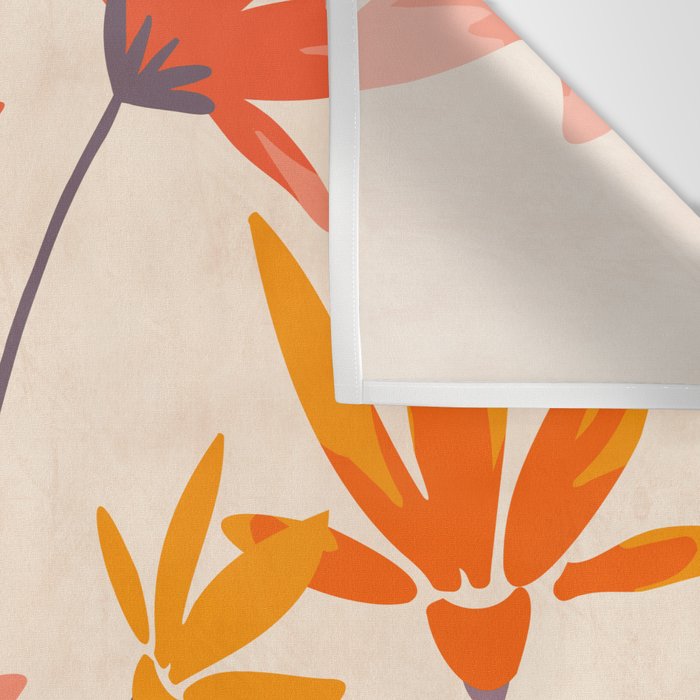 Cosmos and Sunshine Floral Design Wall Tapestry Gallery Image 3