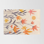Cosmos and Sunshine Floral Design Rug Gallery Image 2