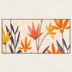 Cosmos and Sunshine Floral Design Desk Mat Gallery Image 3