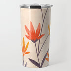 Cosmos and Sunshine Floral Design Travel Mug Gallery Image 1