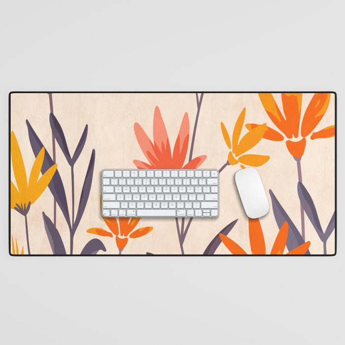Cosmos and Sunshine Floral Design Desk Mat Gallery Image 1