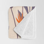 Cosmos and Sunshine Floral Design Throw Blanket Gallery Image 3