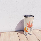 Cosmos and Sunshine Floral Design Travel Mug Gallery Image 4