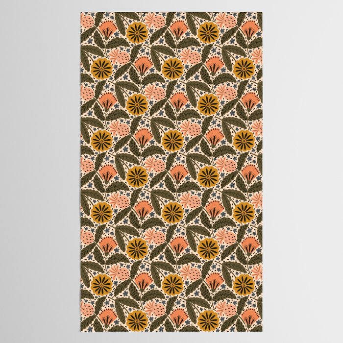 Fall Floral  Tablecloth Gallery Image 2