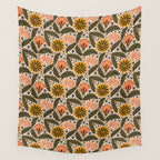 Fall Floral  Wall Tapestry Gallery Image 4