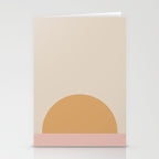 Minimal Sunrise Sunset - Earthy Neutral Stationery Card Gallery Image 2