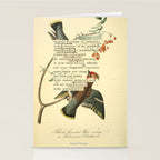 Bohemian Chatterer from 'An Almanac of Birds - Divinations for Uncertain Days' (almanacofbirds.org) Stationery Card Gallery Image 2