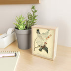 Bohemian Chatterer from 'An Almanac of Birds - Divinations for Uncertain Days' (almanacofbirds.org) Mini Art Print Gallery Image 2