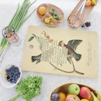 Bohemian Chatterer from 'An Almanac of Birds - Divinations for Uncertain Days' (almanacofbirds.org) Cutting Board Gallery Image 2