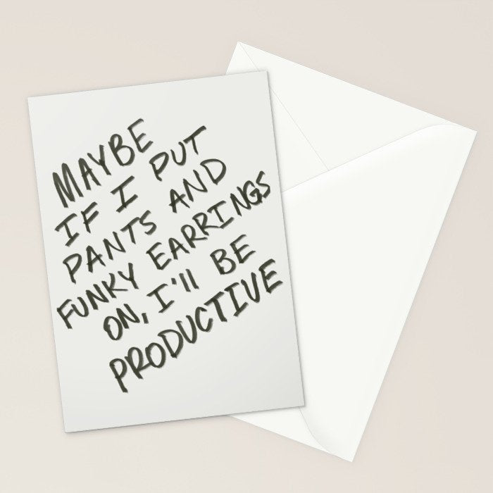 Working from Home Stationery Card Gallery Image 2