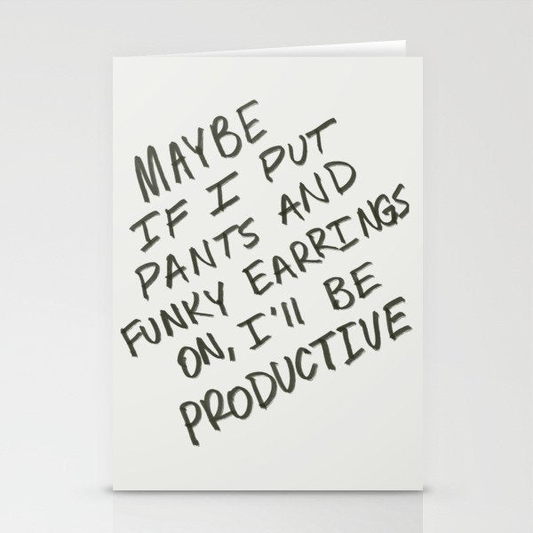 Working from Home Stationery Card Gallery Image 1