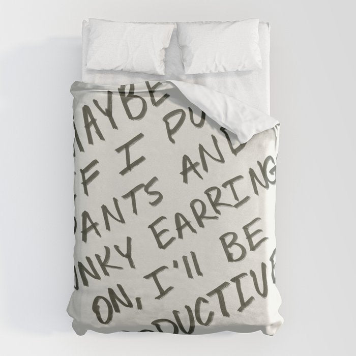 Working from Home Duvet Cover Gallery Image 6