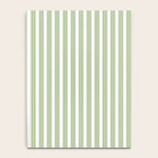 Vintage Cabana Stripe Pastel Sage Mint Green Retro Boho Coastal Beach Vibe Notebook Gallery Image 4