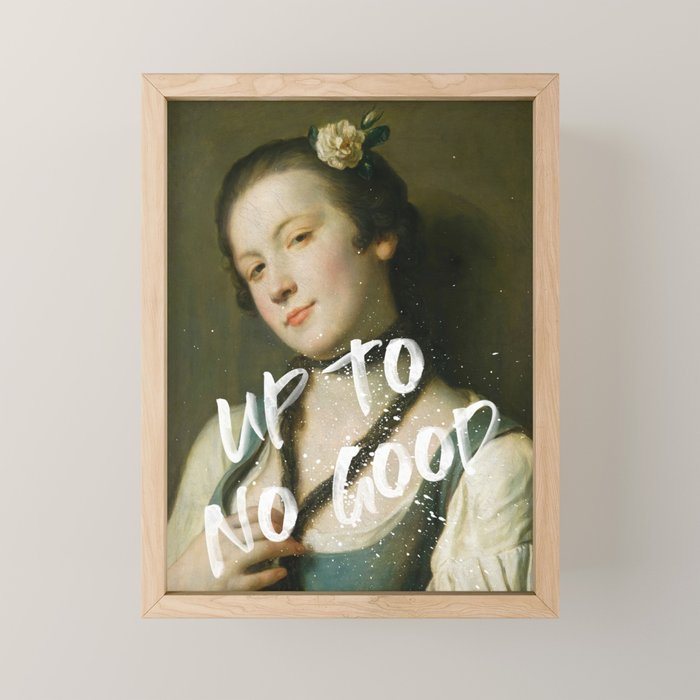 Up To No Good Mini Art Print Gallery Image 1