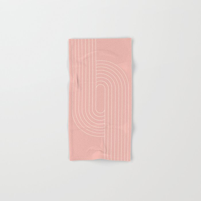 Oval Lines Abstract XXIII Bath Towel Gallery Image 1