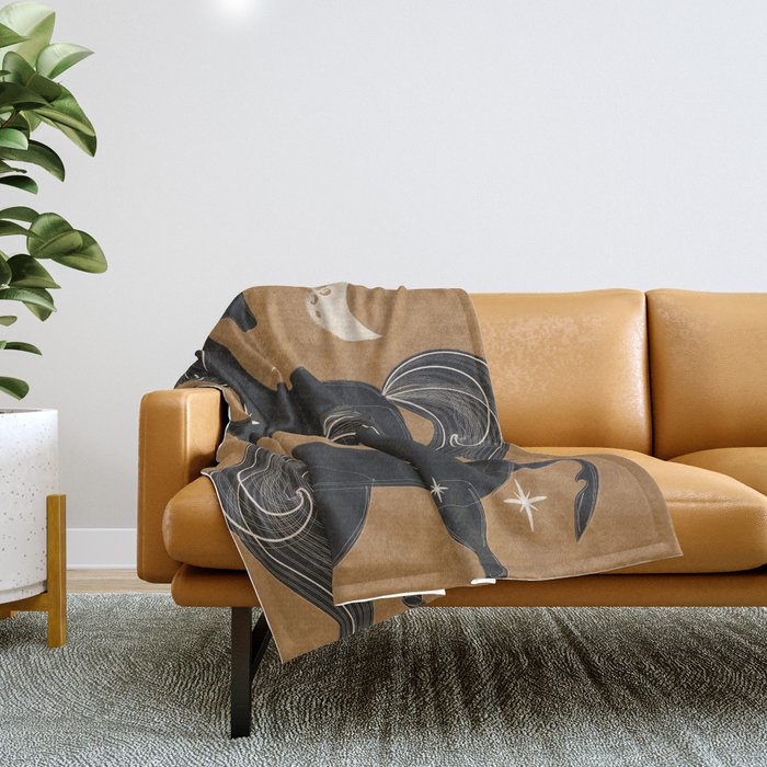 Horses 1  Throw Blanket Gallery Image 1