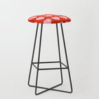 Love Hearts - pink hearts on red Stool Gallery Image 1