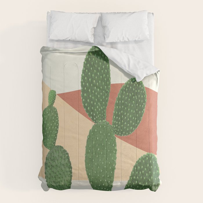 Abstract Cactus II Comforter Gallery Image 6