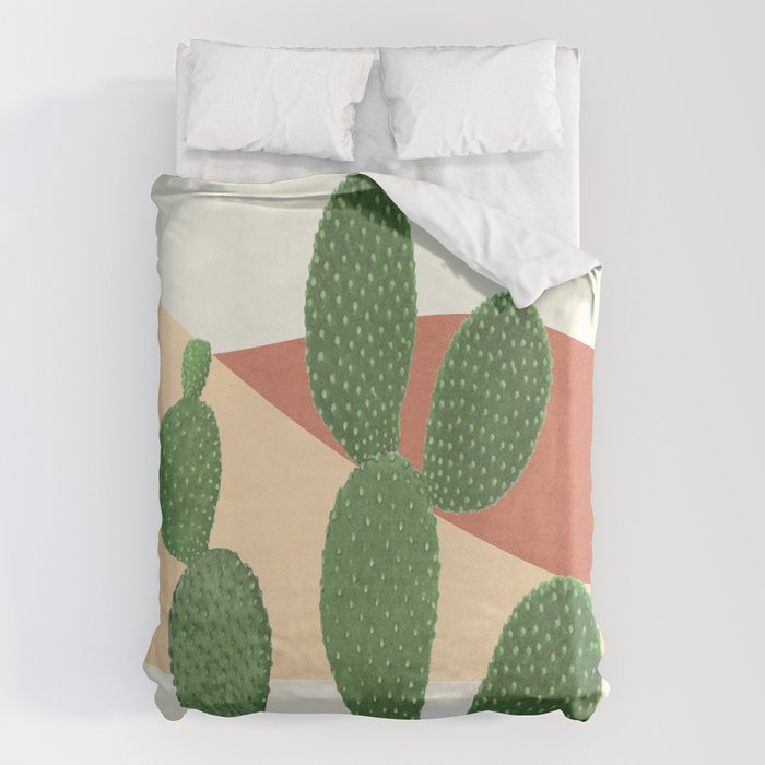 Abstract Cactus II Duvet Cover Gallery Image 6