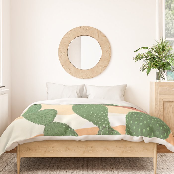 Abstract Cactus II Duvet Cover Gallery Image 3