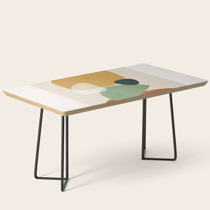 Colorful Abstract Shapes 5 Coffee Table Gallery Image 1