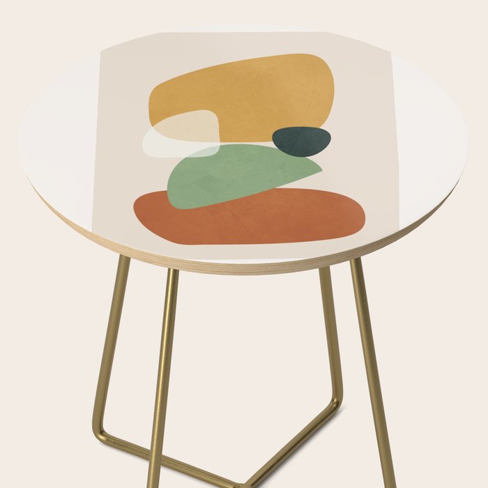 Colorful Abstract Shapes 5 Side Table Gallery Image 2