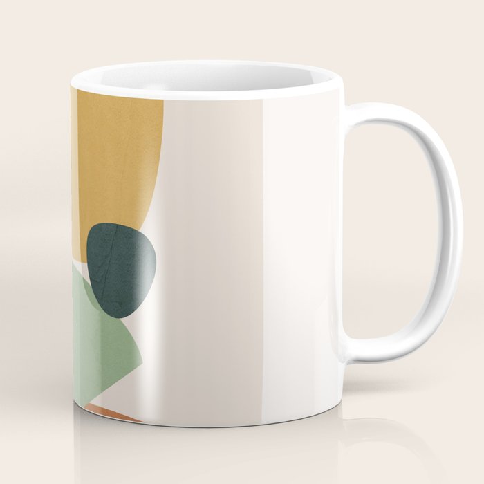 Colorful Abstract Shapes 5 Coffee Mug Gallery Image 1