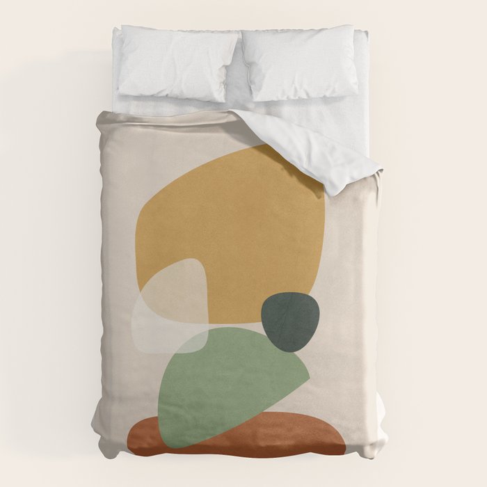 Colorful Abstract Shapes 5 Duvet Cover Gallery Image 6