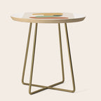 Colorful Abstract Shapes 5 Side Table Gallery Image 1