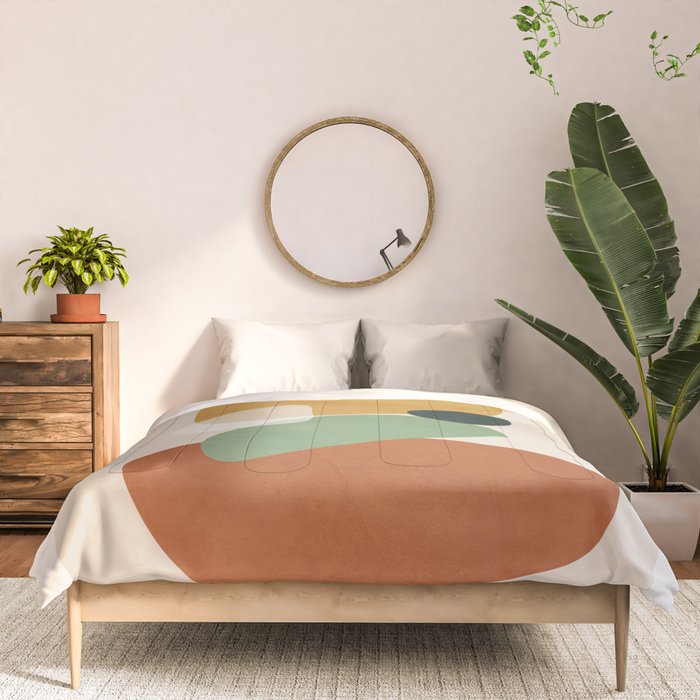 Colorful Abstract Shapes 5 Comforter Gallery Image 3