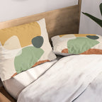 Colorful Abstract Shapes 5 Pillow Sham Gallery Image 2