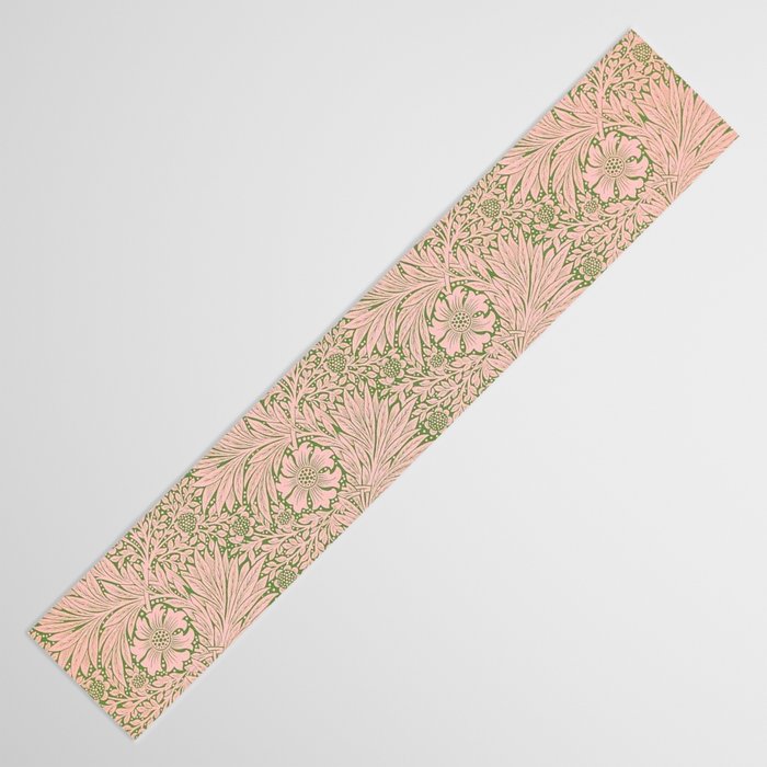 William Morris Marigold Olive Pink Table Runner Gallery Image 3