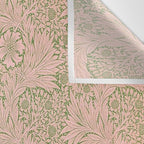 William Morris Marigold Olive Pink Wall Tapestry Gallery Image 3
