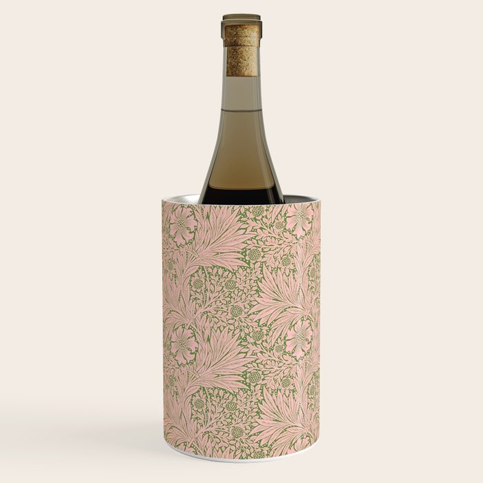 William Morris Marigold Olive Pink Wine Chiller Gallery Image 2