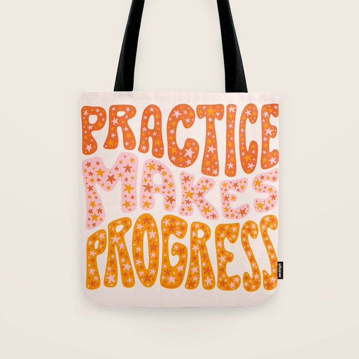 Practice Makes Progress Tote Bag Gallery Image 1