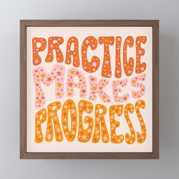 Practice Makes Progress Mini Art Print Gallery Image 2