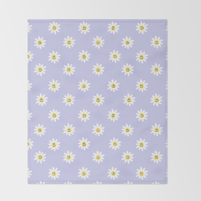 Trippy Daisy Throw Blanket Gallery Image 2