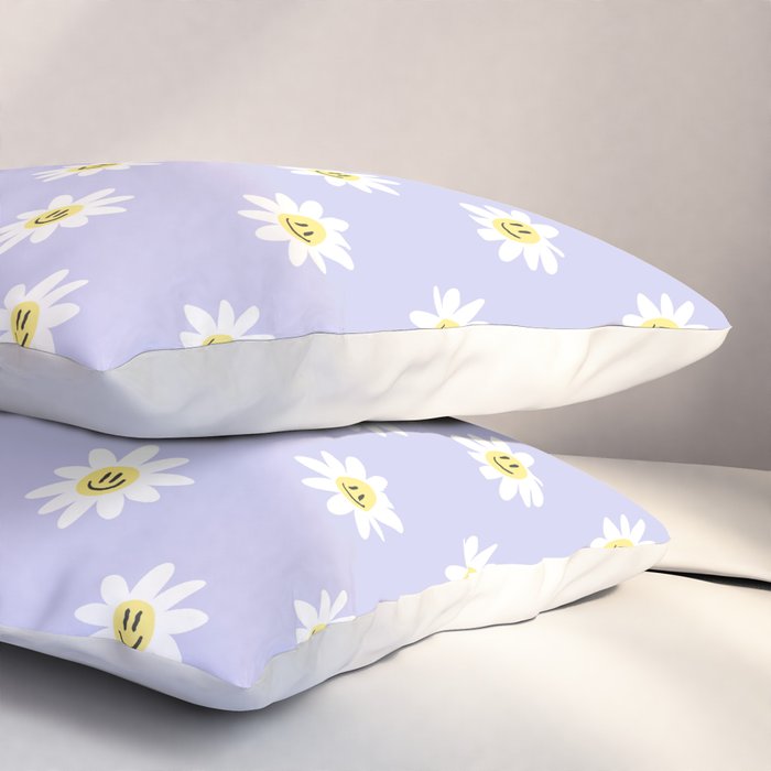 Trippy Daisy Pillow Sham Gallery Image 3