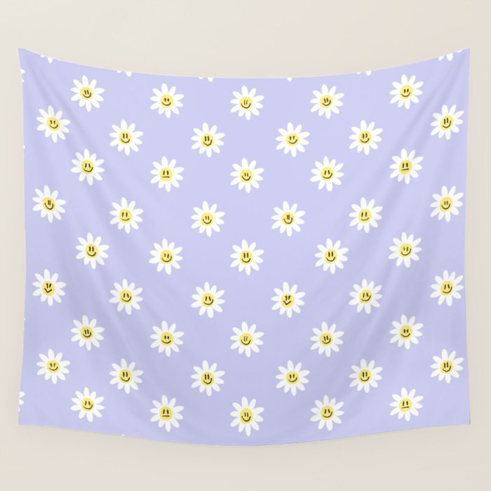 Trippy Daisy Wall Tapestry Gallery Image 4