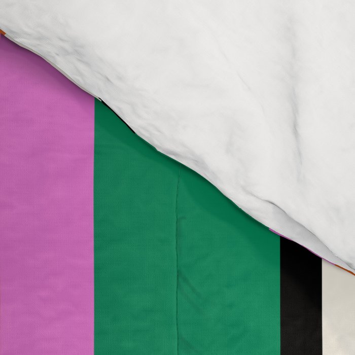 Classic Stripes XIV - Bold Retro Comforter Gallery Image 4